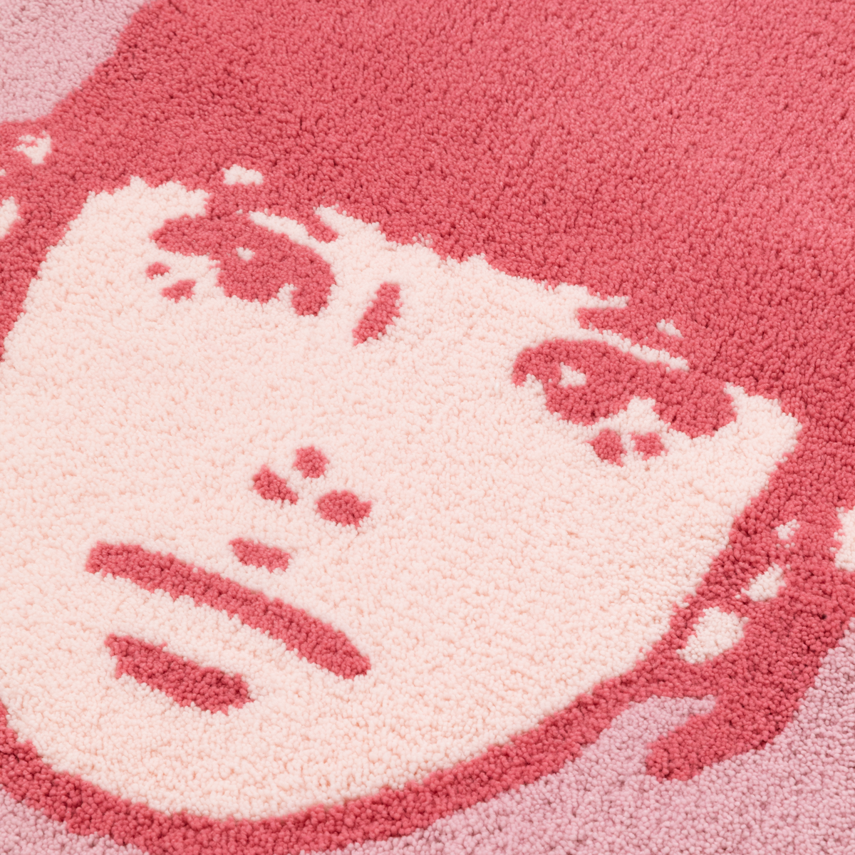 Kyne Stamp Circle Rug by ROOM (Pink) – ON AIR