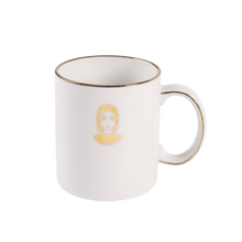 Load image into Gallery viewer, Kyne Gold Ceramic Tray & Mug Set