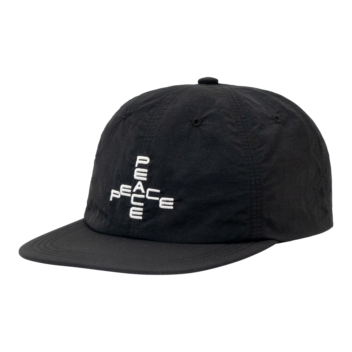 Soft Brim 6 Panel Cap - Peace (Black) - Garbage – ON AIR