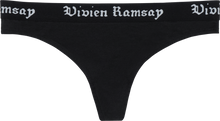 Load image into Gallery viewer, Thong 3 pack (Black) - Vivien Ramsay
