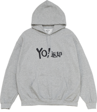 Load image into Gallery viewer, Yo!返却 Hoodie (Grey) - &quot;C&quot; by Ken Kagami
