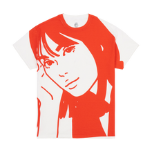 Load image into Gallery viewer, Allover Kyne S/SL Tee (White / Red)
