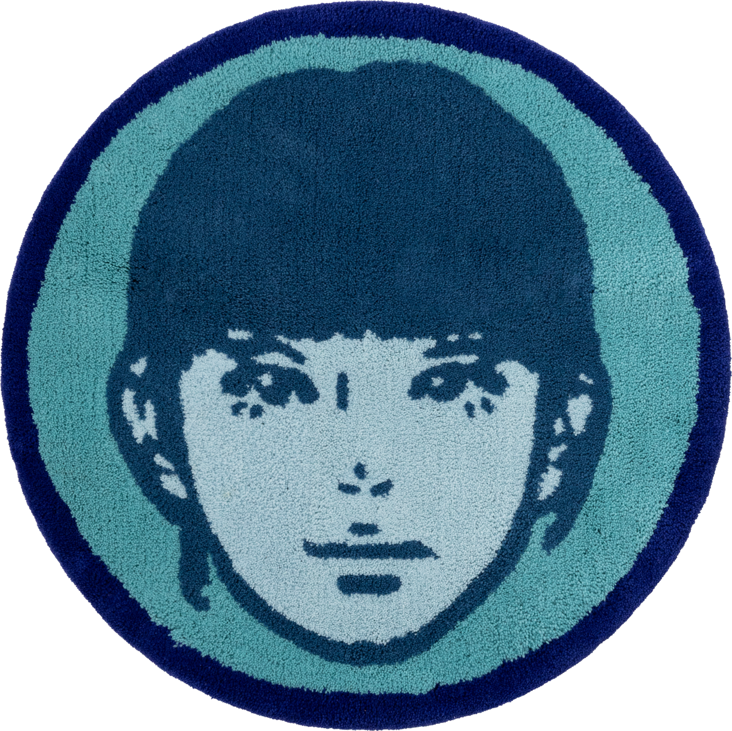 その他 Kyne Stamp Circle Rug by ROOM (BLUE) Kyne Stamp Circle Rug by ROOM (Blue) – ON AIR