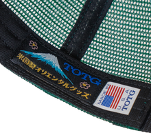 Load image into Gallery viewer, Tour Novelty Mesh Cap (Green / Gold) - TOTG
