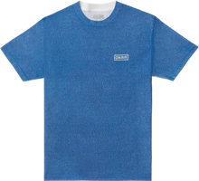 Load image into Gallery viewer, Allover Basic Logo Rug S/SL Tee (Blue)
