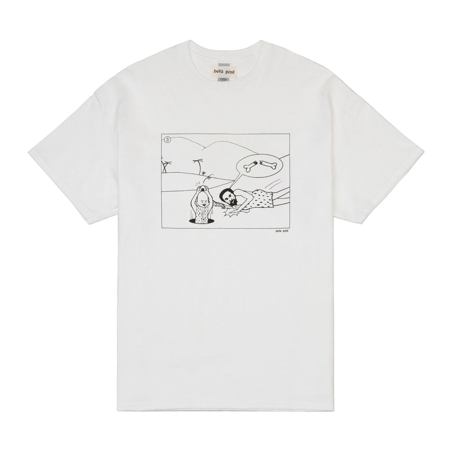 4frame Cartoon Pack T-Shirts B (White) - beta post