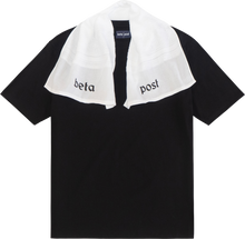 Load image into Gallery viewer, Neck Towel T-Shirt (Black) - beta post
