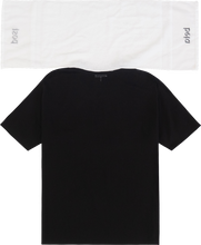 Load image into Gallery viewer, Neck Towel T-Shirt (Black) - beta post
