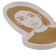 Load image into Gallery viewer, [Pre-Order] Kyne Gold Ceramic Tray &amp; Mug Set
