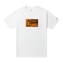 Load image into Gallery viewer, Fragile Label S/SL Tee (White / Orange)
