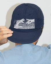 Load image into Gallery viewer, Soft Brim 6 Panel Cap - Keep in Touch (Navy) - garbage
