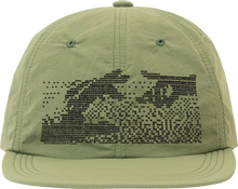 Load image into Gallery viewer, Soft Brim 6 Panel Cap - Keep in Touch (Olive) - garbage
