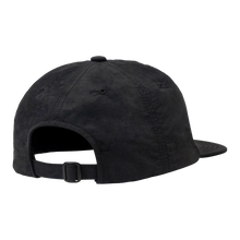 Load image into Gallery viewer, Soft Brim 6 Panel Cap - Peace (Black) - Garbage
