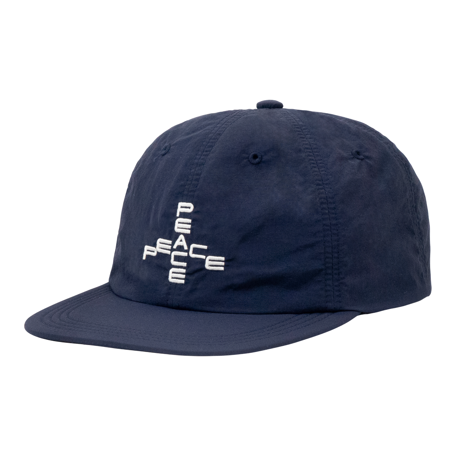 Soft Brim 6 Panel Cap - Peace (Navy) - Garbage – ON AIR