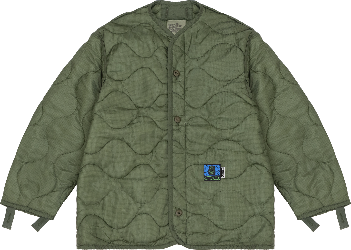Reflective Basic Logo Liner Jacket (Olive)