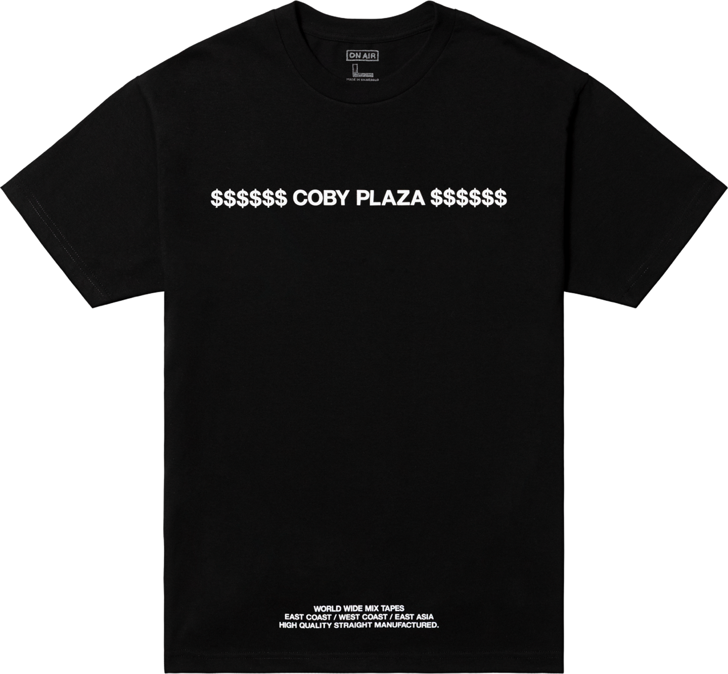 ON AIR / DDQS  S/SL Tee (Black)