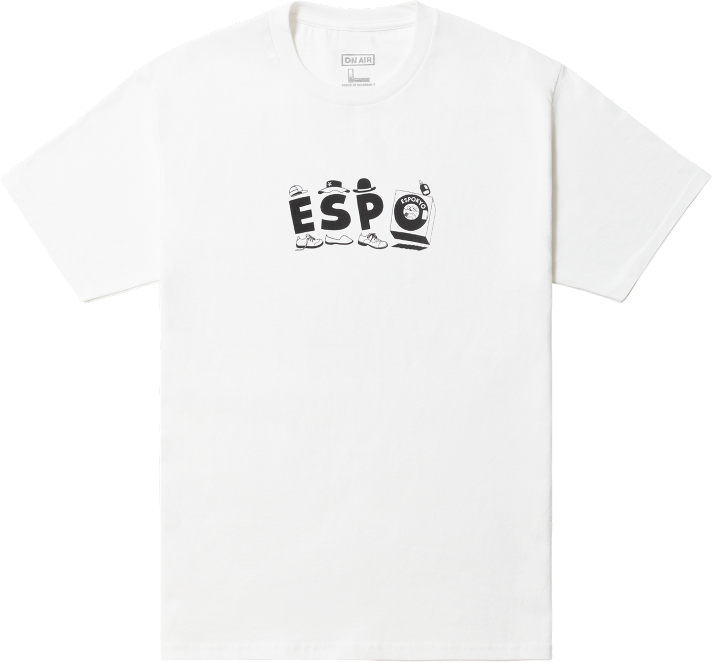 ON AIR / ESPOKYO #2 S/SL Tee (White)