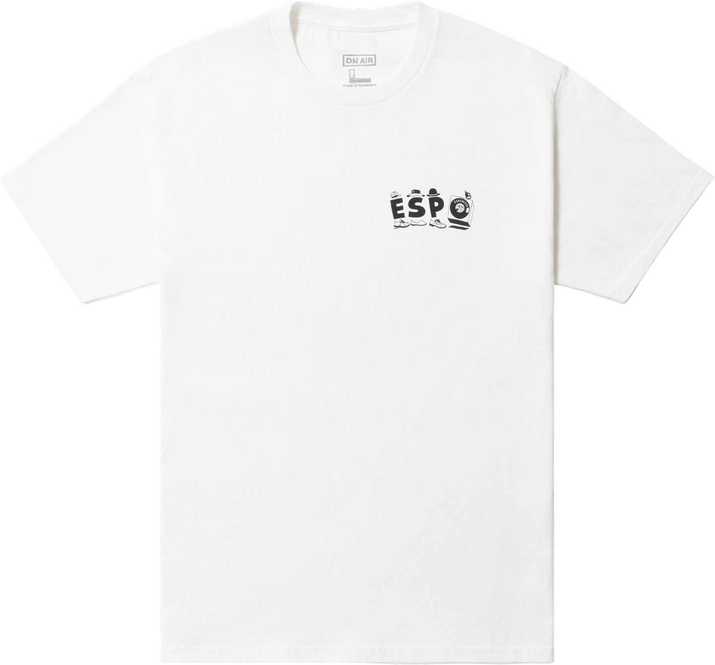 ON AIR / ESPOKYO S/SL Tee (White)