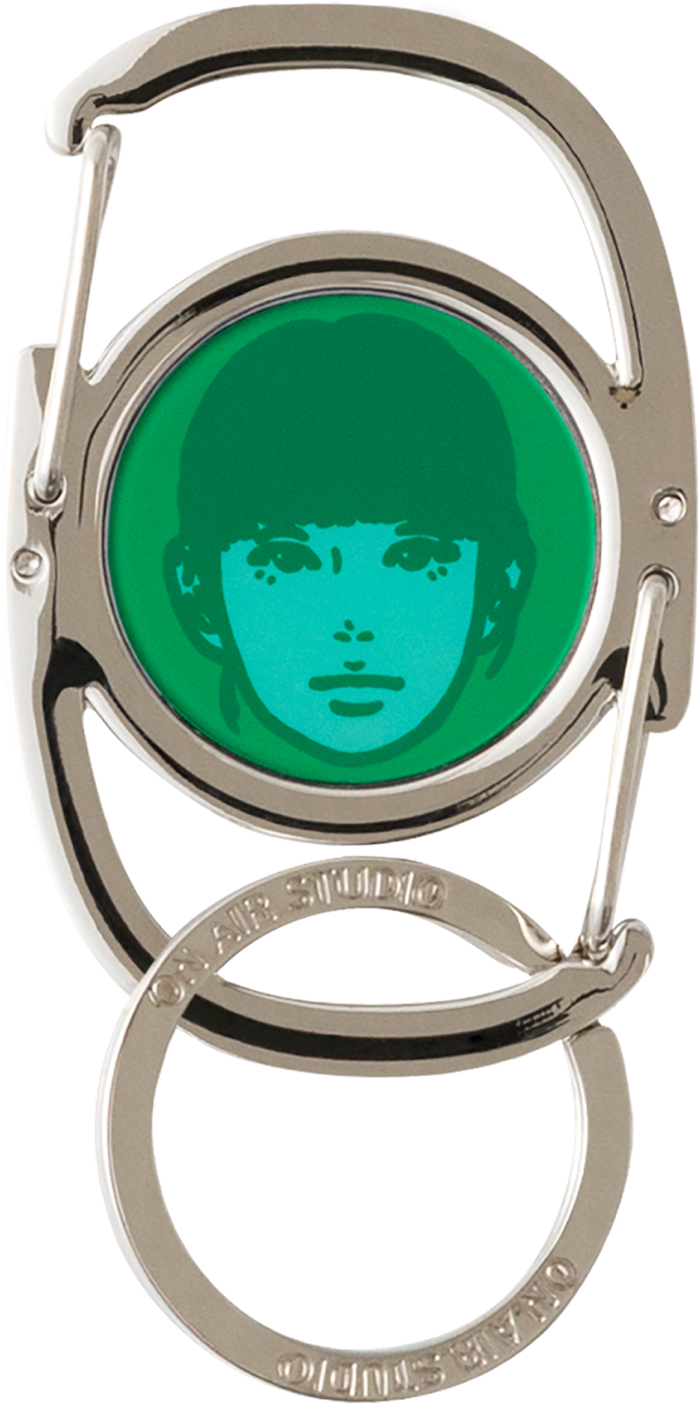 Kyne Carabiner V2 (Silver / Green)