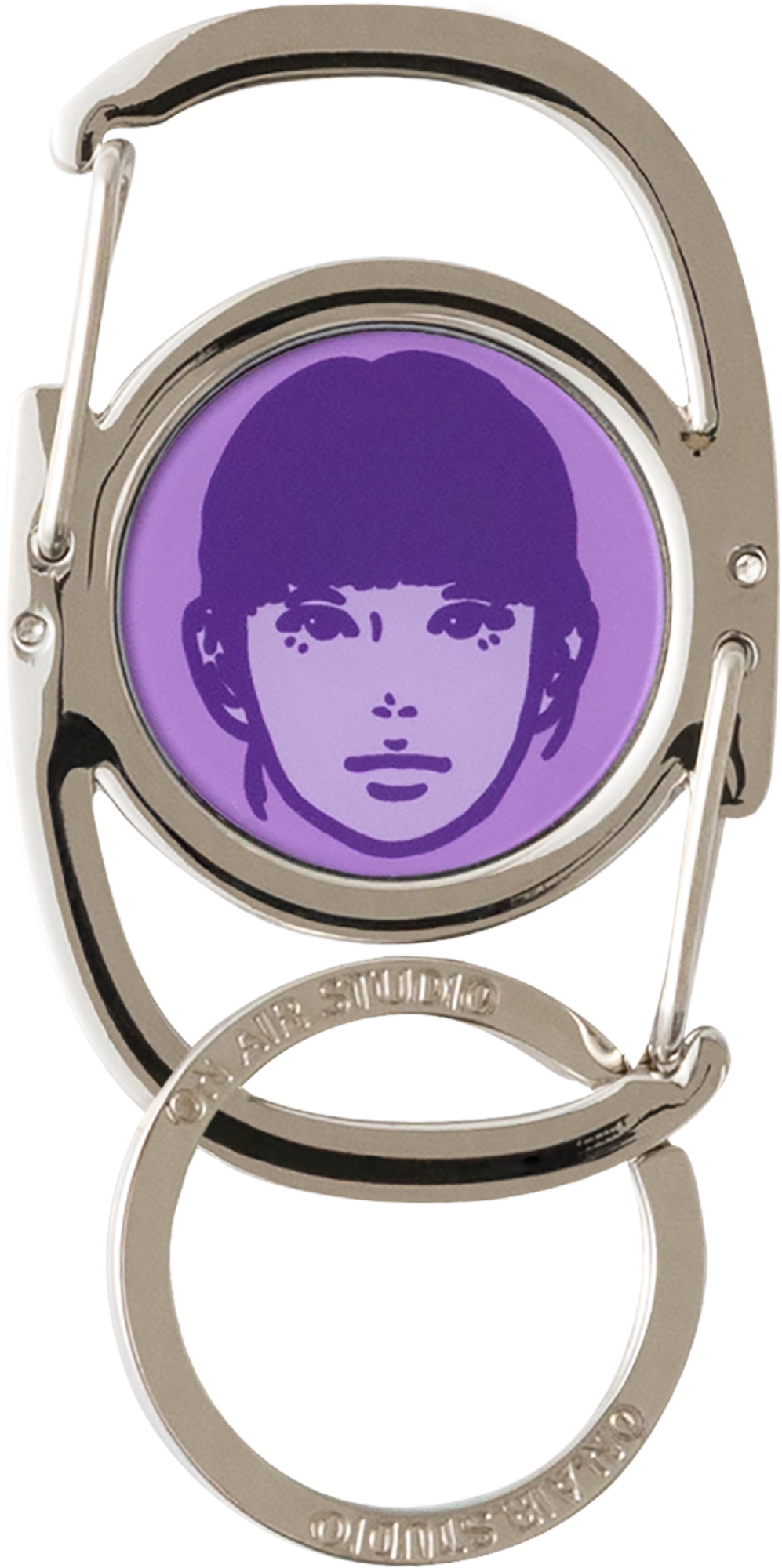 Kyne Carabiner V2 (Silver / Purple)