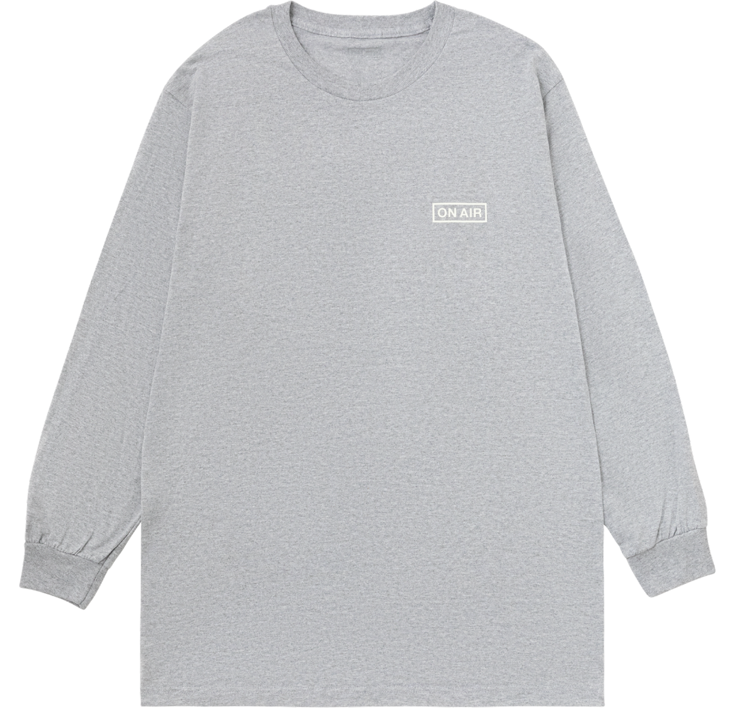 Basic Logo L/SL Tee (Grey Heather)