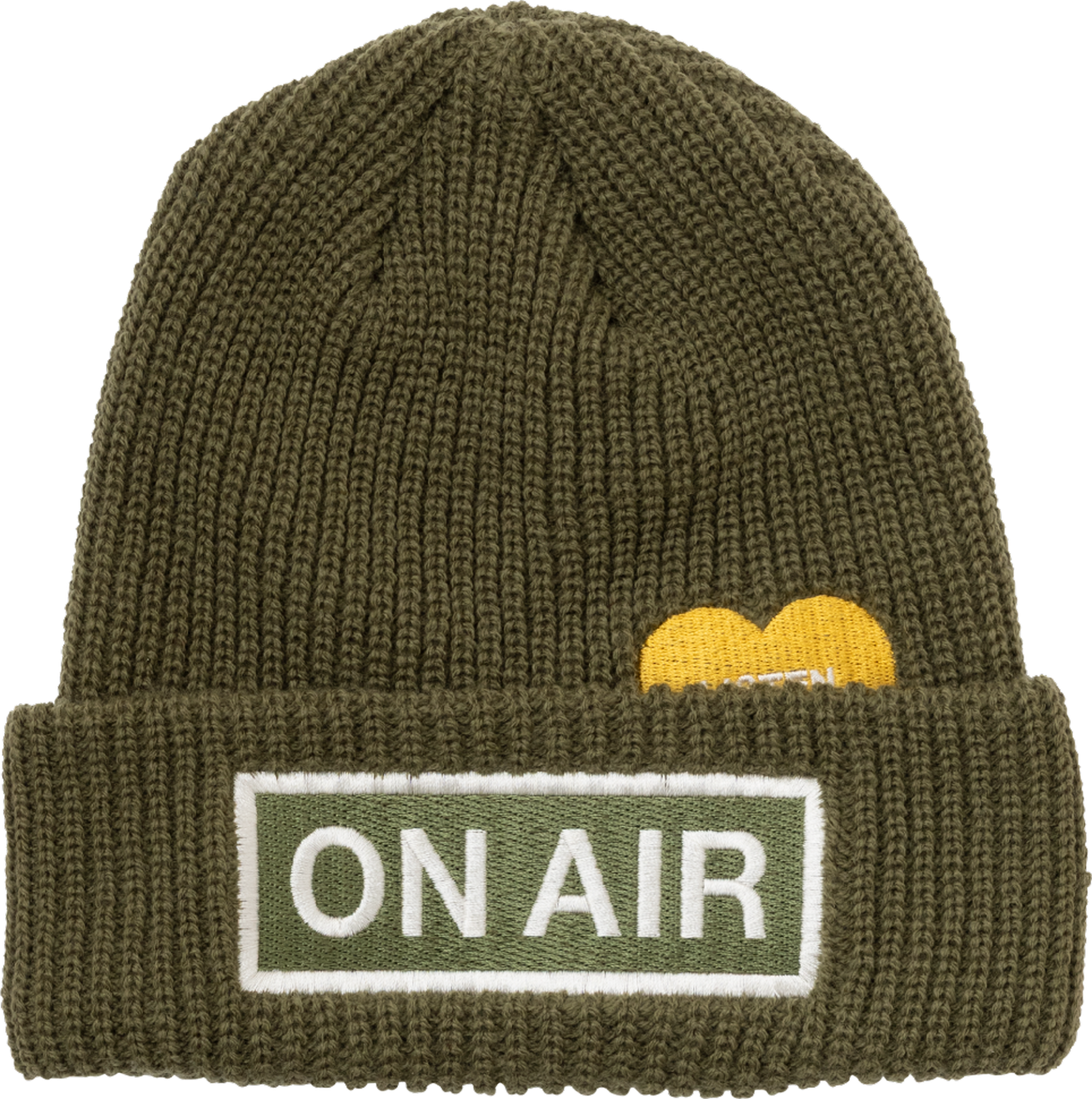 Basic Logo Cuff Beanie (Army)