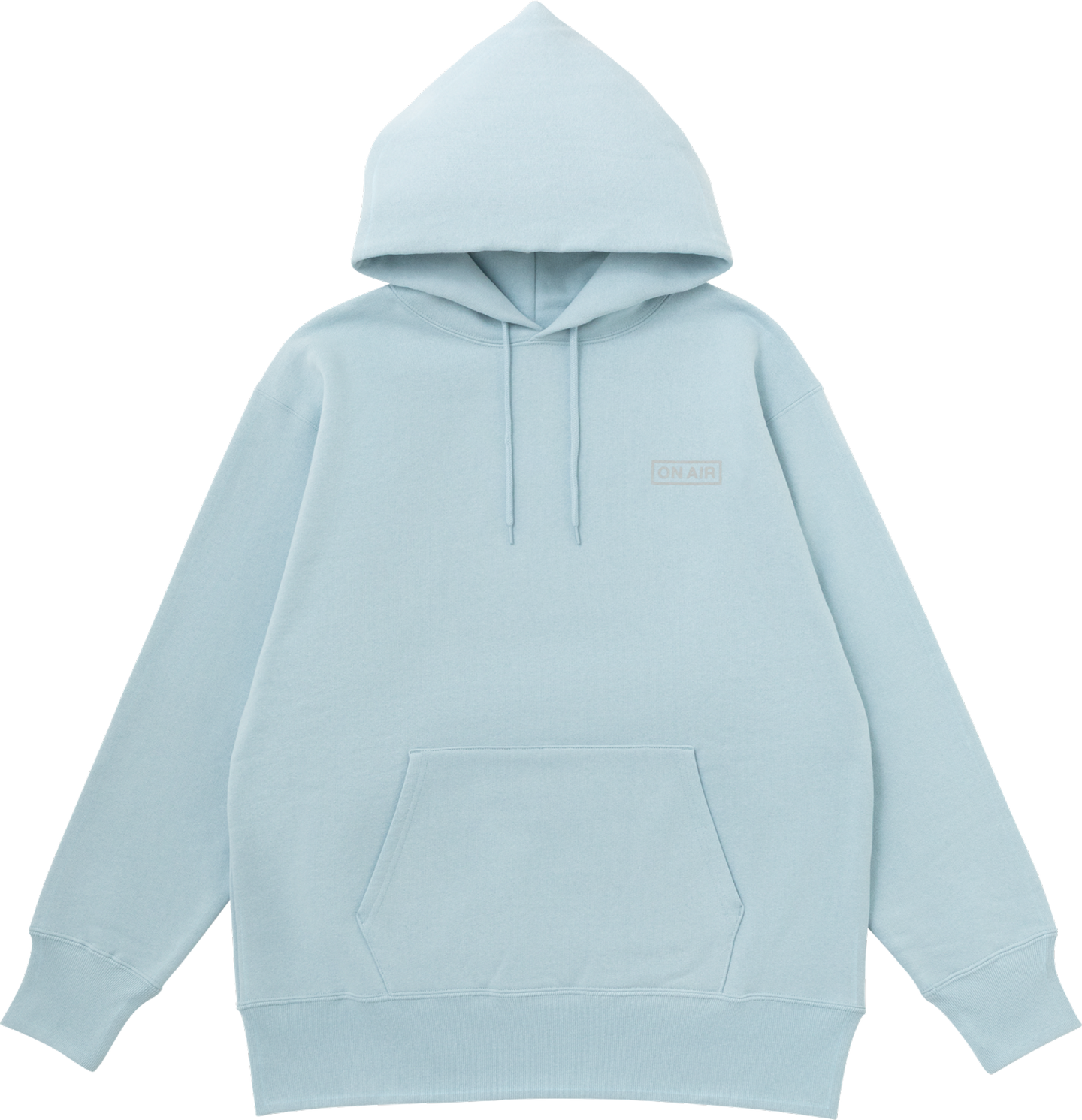Basic Logo Heavyweight Fleece Pullover Hoodie (LT. Blue)