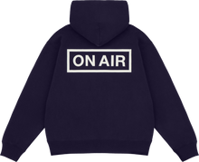 Load image into Gallery viewer, Basic Logo Heavyweight Fleece Full Zip Hoodie (Navy)
