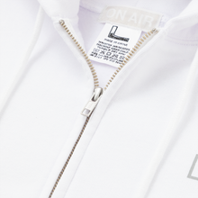 Load image into Gallery viewer, Basic Logo Heavyweight Fleece Full Zip Hoodie (White)
