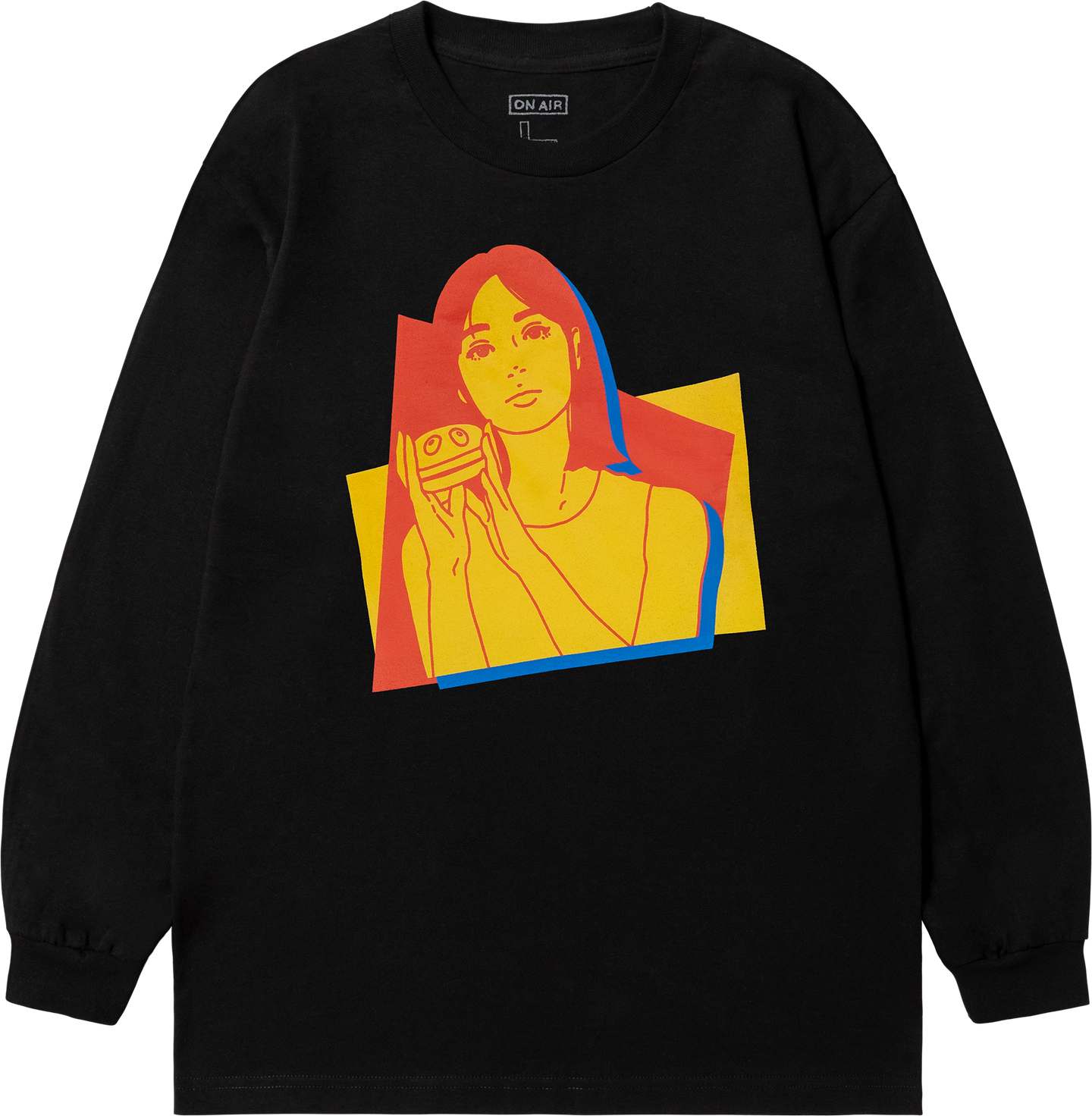 Russet ON AIR Burbank L/SL Tee (Black)