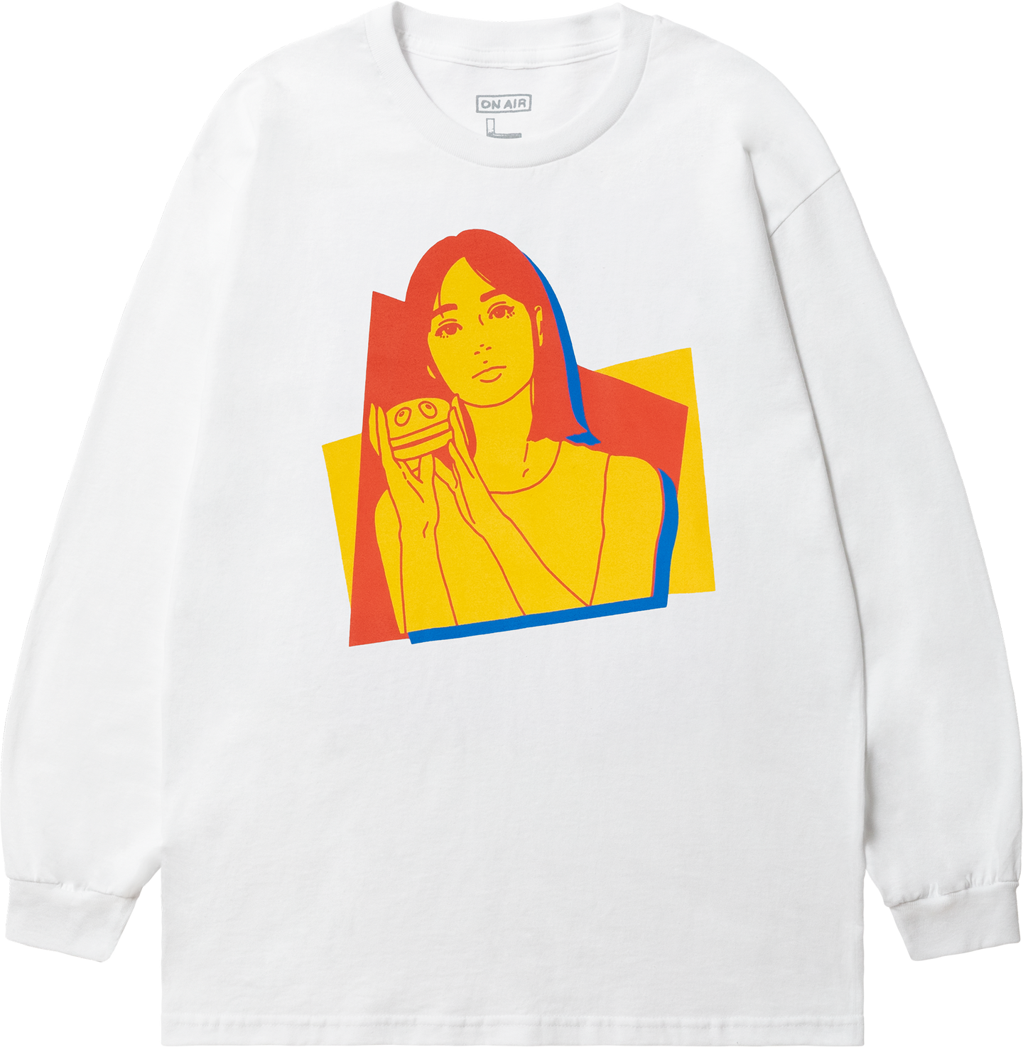 Russet ON AIR Burbank L/SL Tee (White)
