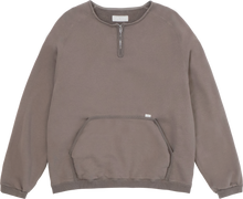 Load image into Gallery viewer, Half Zip Sweat Crew (Grey)
