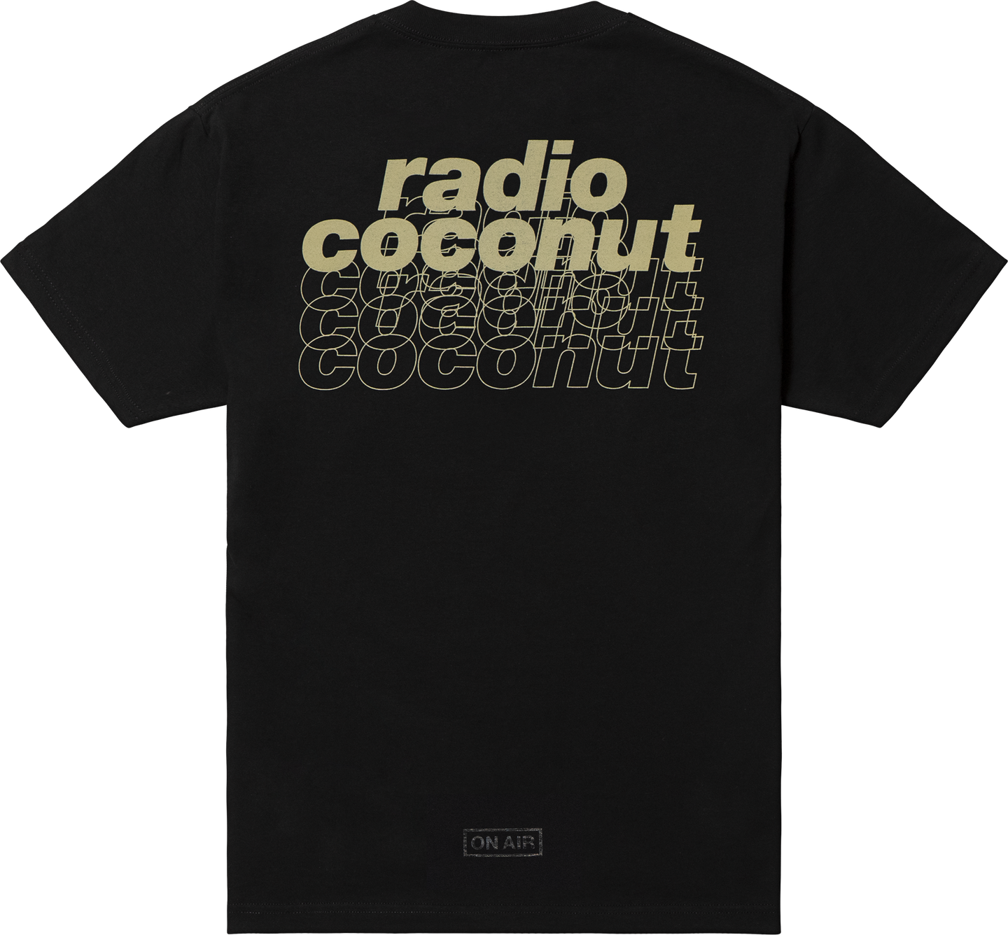 Radio Coconut #2 S/SL Tee (Black)