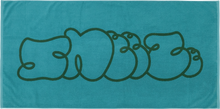 Load image into Gallery viewer, Sneeze Logo Beach Towel (Aqua)
