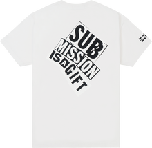 Load image into Gallery viewer, Submission is a Gift S/SL Tee (White)
