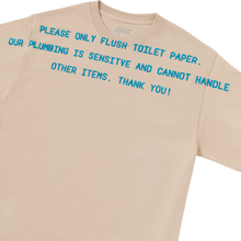 Load image into Gallery viewer, Flushing Matters L/SL Tee (Sand)
