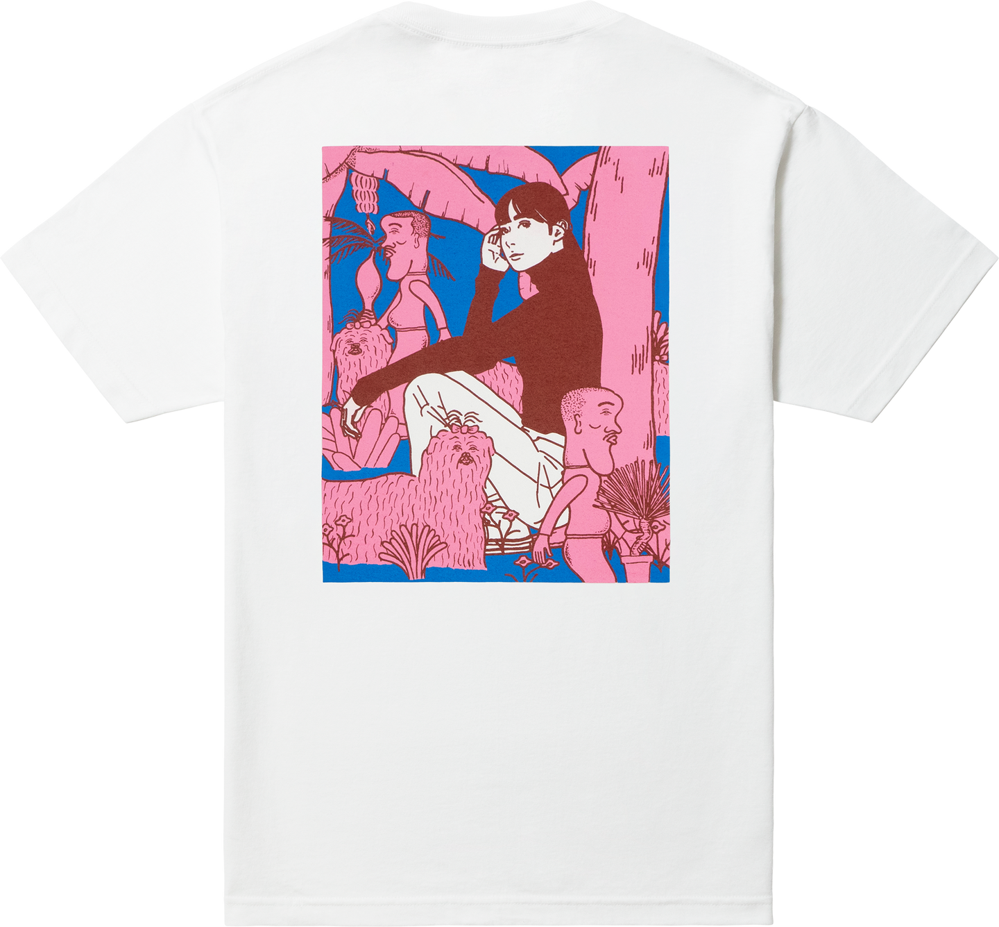 Untitled, 2024 S/SL Tee (Pink / Blue / Red)