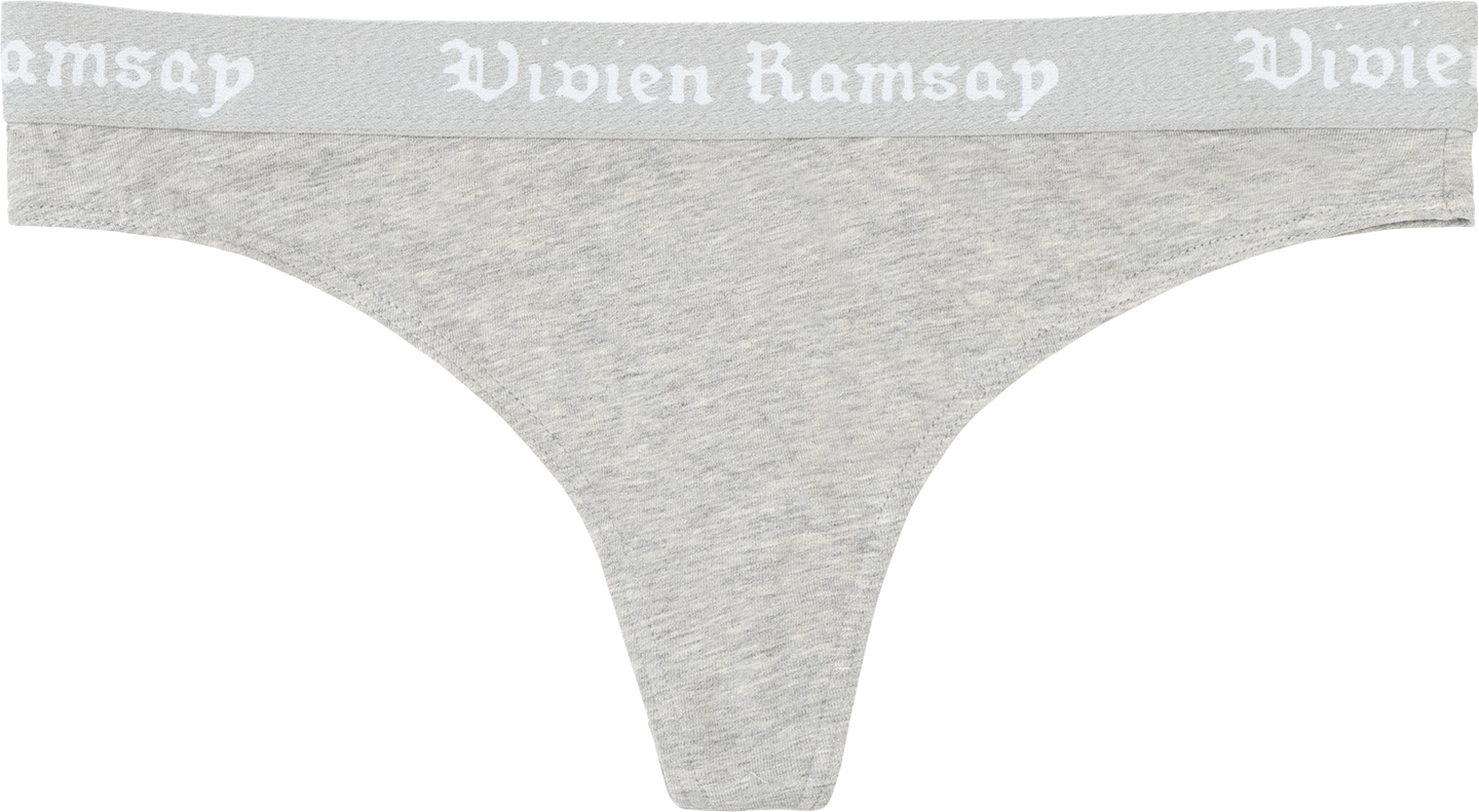 Thong 3 pack (Heather Grey) - Vivien Ramsay