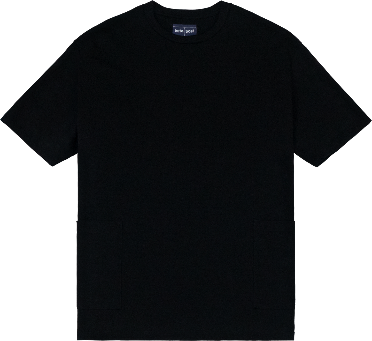 Side Pocket T-shirt (Black) - beta post