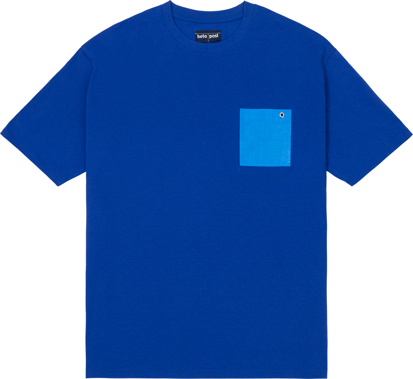 Blue Seat Pocket T-Shirt (Blue) - beta post