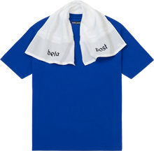 Load image into Gallery viewer, Neck Towel T-Shirt (Blue) - beta post
