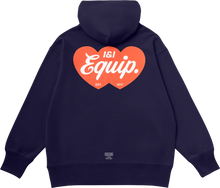 Load image into Gallery viewer, Kyne I&amp;I Midweight Pile Pullover Hoodie (Navy)
