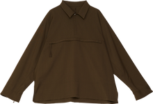 Load image into Gallery viewer, Shoulder Bag Shirt (Khaki) - beta post
