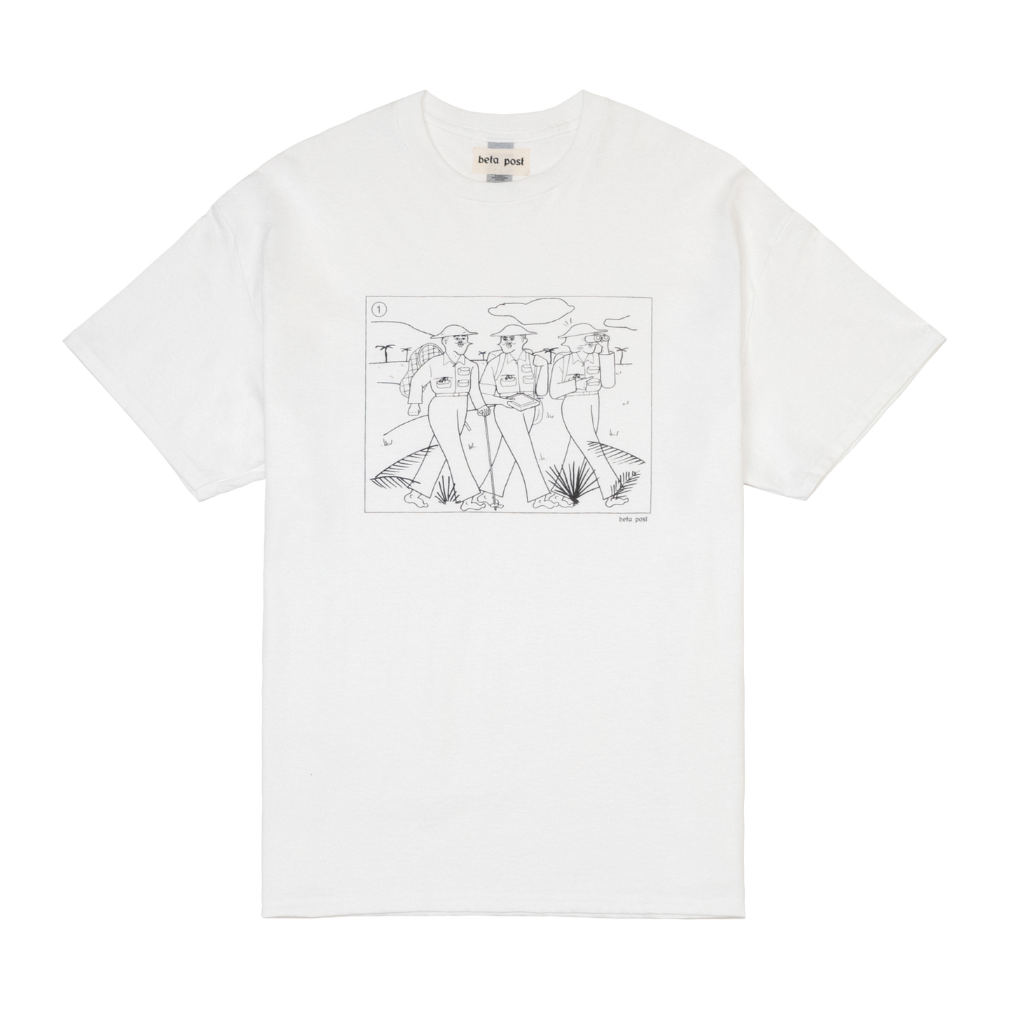 4frame Cartoon Pack T-shirt (White)