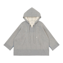 Load image into Gallery viewer, Heavy Fleece Baja Hoodie (Grey Heather)
