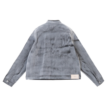 Load image into Gallery viewer, Dusted Aging Denim Jacket (Black)
