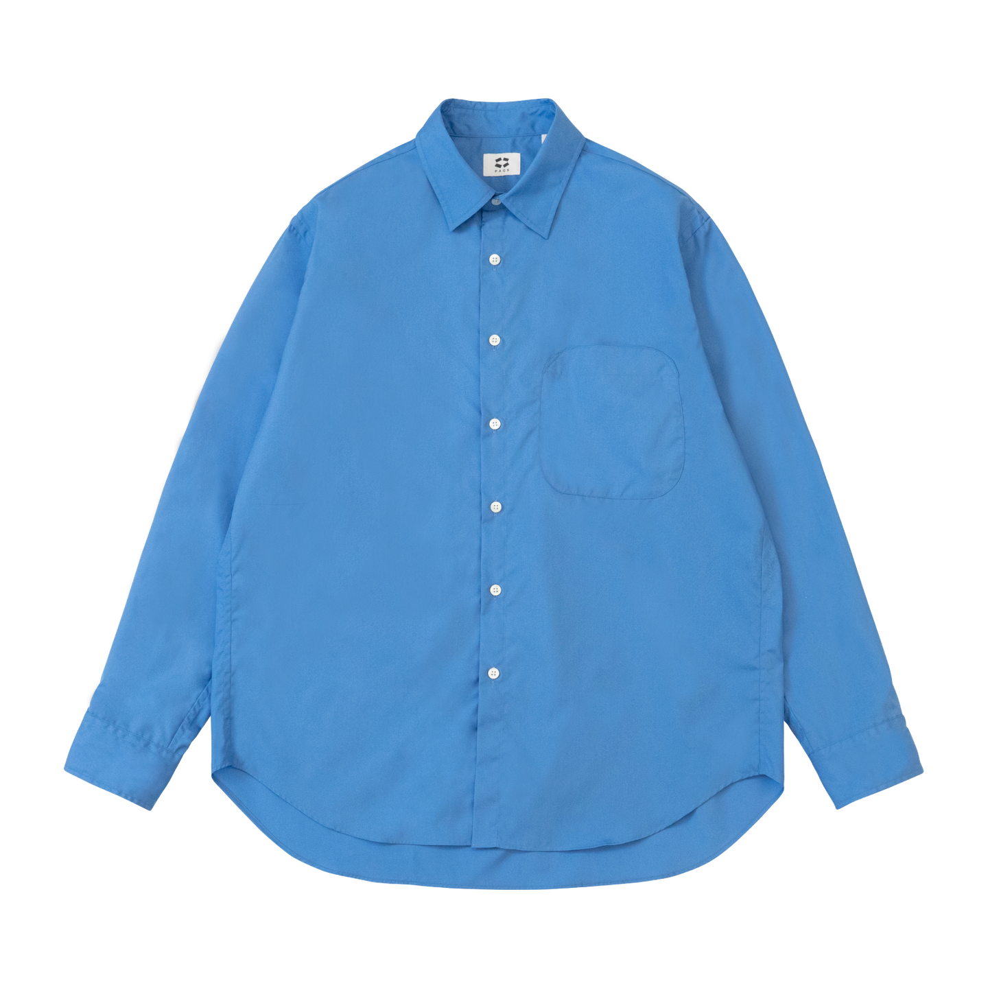 Round Corner Pocket Shirts (Blue) - P A C S