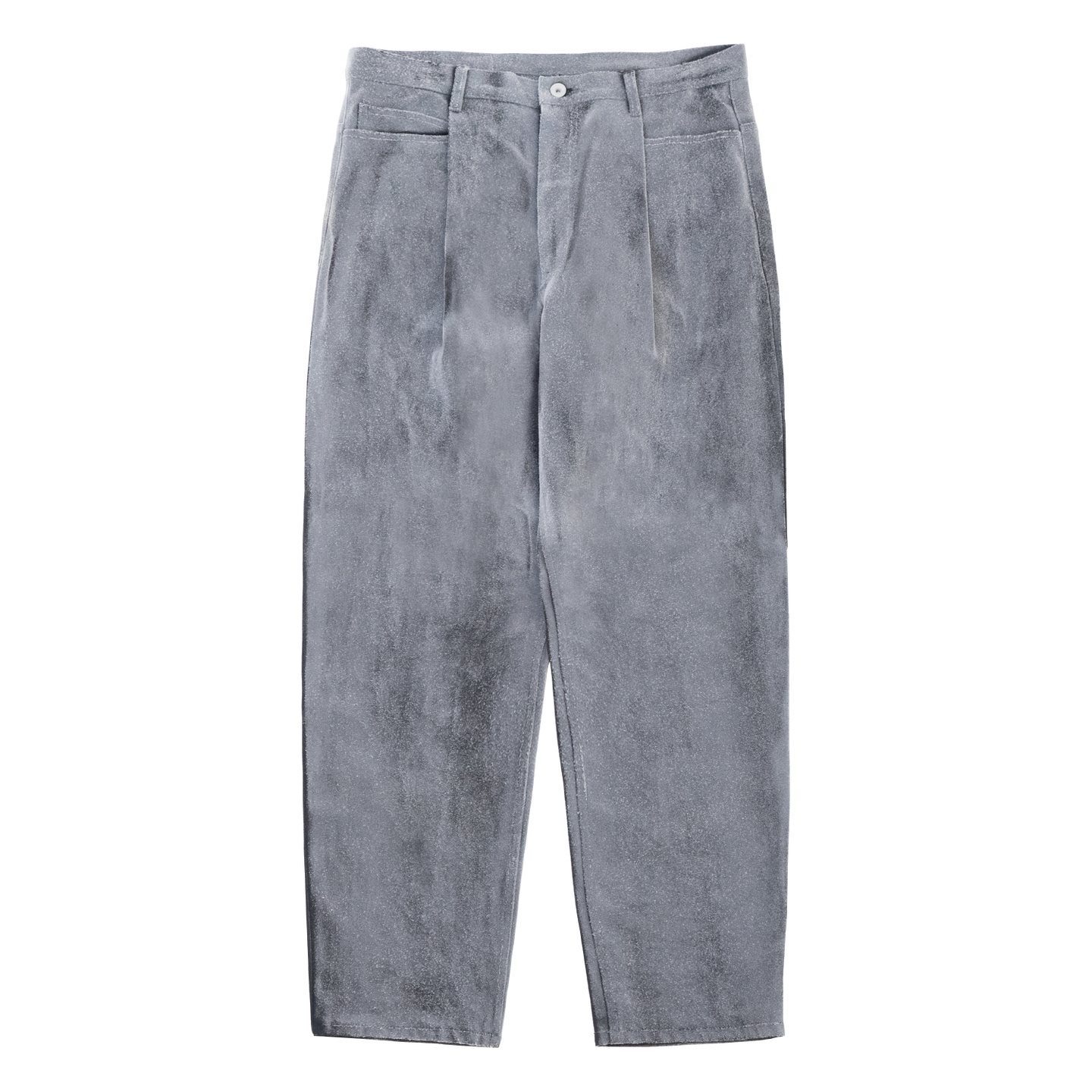 Dusted Aging Denim Pants (Black)