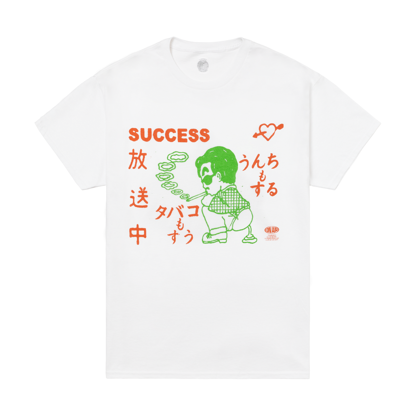 タバコ SUCCESS S/SL Tee (White)