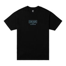 Load image into Gallery viewer, ON AIR Embroidered S/SL Tee (Black)
